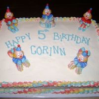 Clown This was my first attempt to make icing clowns. Note to self... practice first. :)