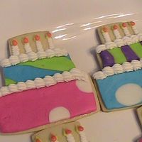 4Th Birthday Cookies.... Marshmallow fondant