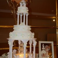 Wedding Anniversary Replica Cake I made this cake for my parent's 30th anniversary party, I wanted it to look just like their wedding cake (you can see it in the...