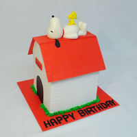 Snoopy And Woodstock Fondant Snoopy, Woodstock and roof, BC doghouse, TFL