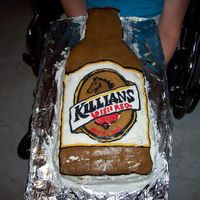 Dad's Birthday Cake Thsi turned out okay.it was my first transer the cake inside was soo moist it crumbles and i ahd too much trouble with the transfer i ddint...