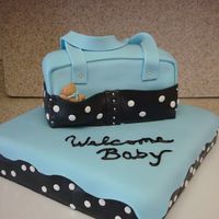 Baby Polka Dot Cake 