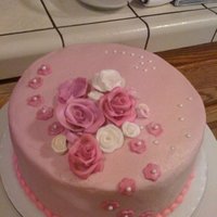 Roses Roses made out of fondant