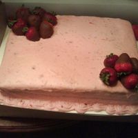 Stawberry Delicioso strawberry/white chocolate with choco covered strawberries