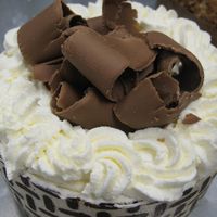 White And Dark Chocolate Mousse Cake White and Dark Chocolate mousse cake