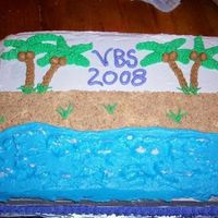 Beach Cake Cake I made for Vacation Bible School