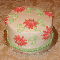 Easter Cake Buttercream with fondant accents