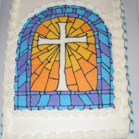 Stained Glass Look Cake 2 Same design, second cake