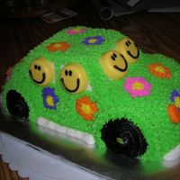 Betsy's Birthday Cake Buttercream frosting & Chocolate Smileys!