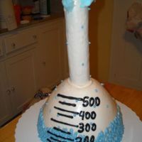 Florence Flask For A School Science Fair. 