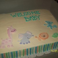 Baby Shower Animals Gumpaste Animals. Inspiration from Serious Cakes.