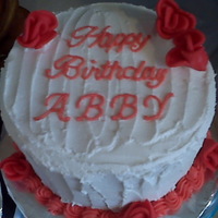 Pink A quick cake for a surprise birthday girl at a wedding. She was the bride's friend and the wedding was close to her birthday.