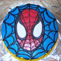 Spiderman This Spiderman cake was made for a little girl who loves Spiderman... It was made last minute so it's a bit messy.... BC icing with...
