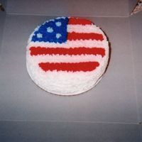 Birthday Cake For 1 Year Old This is a personal 3" round cake for a 1 year old baby who had a birthday around the 4th of july. The parents wanted it red, white and...