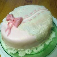 Lace_Cake_1.jpg Learning to use sugarsilk for lace, one of my first tries with adding the ribbon