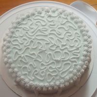First Cake From Wilton I Here is my first cake from my Wilton Class I