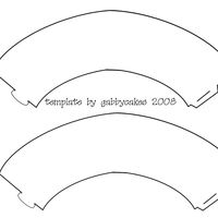 Gabbycakes Cupcake Collars For 8 X 10 Sheet Here is the template for my cupcake collars if you're printing them on an 8 x 10 page.Y'all try them out and let me know if any...