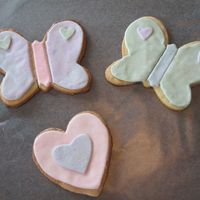 Butterfly Cookies sugar cookies with fondant