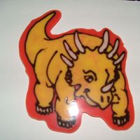 Dinosaur Ct I did 3 different dinosaur chocolate transfers for my son's 4th Birthday cake, but this was my fave. I didn't take a pic of the...