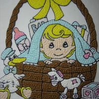 Baby Shower Cake For one of Dh's coworkers babyshower. BC free handed