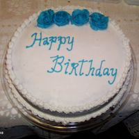 Birthday Cake I made this cake for someone at the last minute, it took me two hours to make.