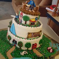 Dscf2765.jpg This is a cake for a man's 90th b-day.His son wanted a summary of his life on the cake.