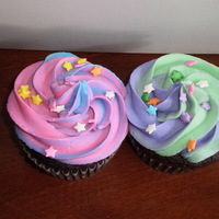 Swirl Cupcakes Chocoalte cupcakes with buttercream dream.