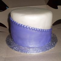 1St Anniversary Cake 6" gluten-free cholcate cake, chocolate filling and Duff Goldman fondant. Made for a friends first anniversary as she had to throw out...