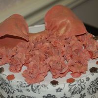 Gumpaste Roses And Bows gumpaste roses and bows