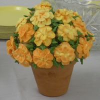 Cupcake Bouquet Mini cupcakes for a bridal shower. TFL!