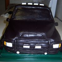 Black Truck Front View 