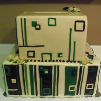 Squares This was actually a dummy cake that was made at the request of a friend.