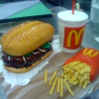 Mcrib This was a groom's cake I did at work