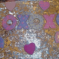 Hugs And Kisses Cookies for my boyfriend :)