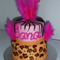 Leopard/zebra Birthday Cake This was for my sister's 50th birthday. I heard through the family grapevine that her daughter's were planning on making her a...