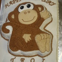 Monkey Cake Monkey Cake using Monkey Wilton Pan
