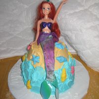 Little Mermaid very simple...almost too simple. shells made of of candle melts