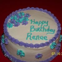 Birthday Cake I am still learning. This was a chocolate cake with BC icing. Thanks for looking