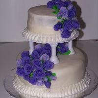 Course 3 Final Cake This is my course 3 final cake. My sister and I are taking the class together and did this cake together. As you can see, my fondant on the...