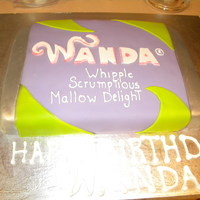 Willy Wonka Chocolate Bar Cake 