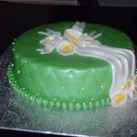 010.jpg This cake is orange flavoured and is all made in fondant .