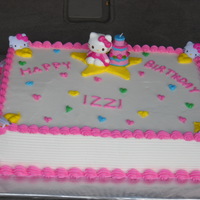 Hello Kitty Sheet Cake 