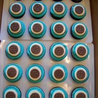 Wedding Cupcakes Tiffany Blue And Brown 