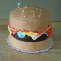 Hamburger Cake 