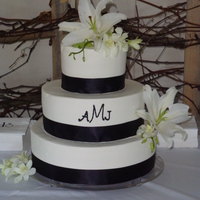 Wedding Cake I was very pleased with how this one turned out. Especially since I didn't get home to work on it til Friday morning! Everything went...