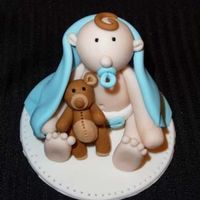 Baby Cake Topper I made this cake topper for practice. It is made from fondant/gumpaste. First time making a figure like this, just wanted to see if I could...