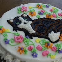 Kitty Birthday Cake 