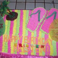 Beach Towel Cake 