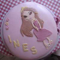 Bratz Cake Bratz cake I made for a little girl. All fondant. TFL.