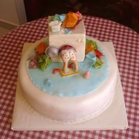 Wash Day Fondant birthday cake for a great woman. It was fun to do it.TFL :-)